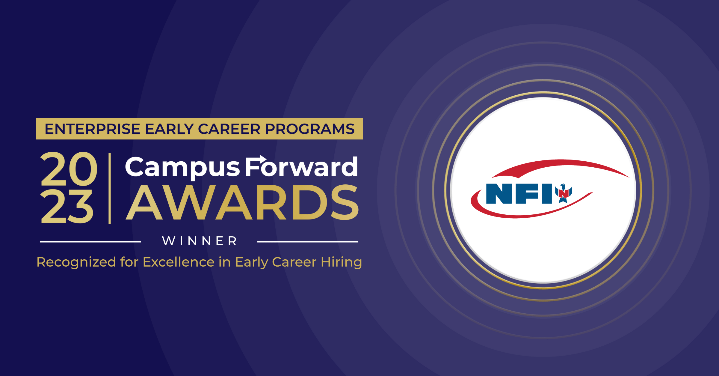 NFI Industries 2023 Campus Forward Award Winner